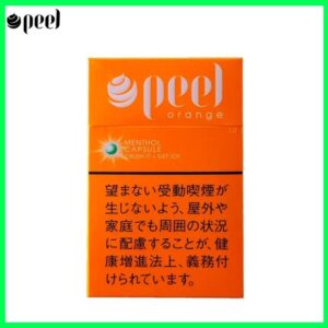 Peel百樂橙味爆珠香煙9mg日本本土免稅香港現貨